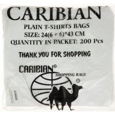 Пакет-майка 24 х43 см Caribian 200 шт (25) 43 / 3147