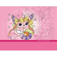  Скетчбук 48/100 A6 чистые листы,матовая ламинация (16) №7БЦ/БК208/31/8434/21612 Мандарин