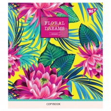 Зошит A5 YES 18арк. кліт. неон+софт-тач Tropical paradise 765197(10)
