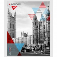 Зошит A5 YES 48арк. лін. виб. гірбід лак City of your heart 765286(5)