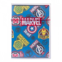Зошит A4 48 аркушів клітинка в пластиковій папці Yes Marvel Hero (1) 764426 