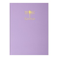 Книжка-канц. А4 96 листов клетка твердая обложка ламинированная офсет  Favourite Pastel сиреневая 2400-426 Buromax 