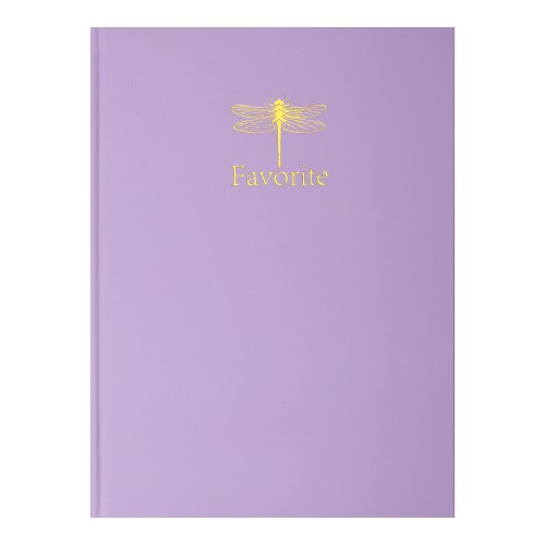 Книжка-канц. А4 96 аркушів клітинка тверда обкладинка ламінована офсет Favourite Pastel бузкова 2400-426 Buromax