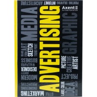 Книга-канцелярська A4 80 аркушів клітинка Colors жовта (5) 8421-06-A Axent