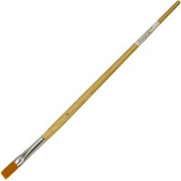 Кисточка R&L 7 синтетика рыжая плоская, акрил, масло 9106/RSET-9607
