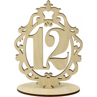 Номерки на стіл 15х11см 