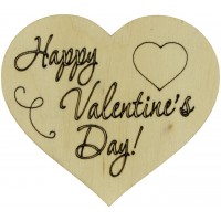 Сердце Happy Valentine'S Day! 6х8 см фанера (5)