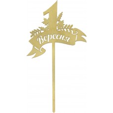 Топер 1 Вересня 12х22см фанера (5)