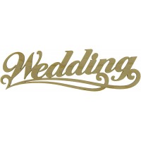 Заготовка фанера напис Wedding 5х15см (5)  