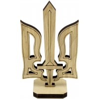 Трезубец с подставкой 11х6,5 см фанера
