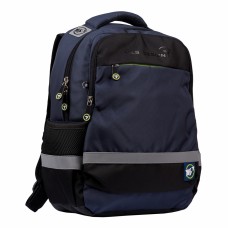 Рюкзак Yes S-52 Ergo Yes style 1від.,2карм, чорний/синій 557964(10)