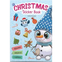 Книжка A4 Веселі забавки для дошкільнят:Christmas sticker book.Лист до святого Миколая