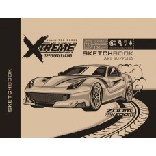 Скетчбук 36/100 A6 чистые листы, офсет, крафт Мандарин (10) 7БЦ/БК029/03/2107