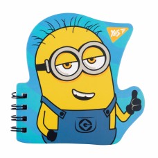 Блокнот пруж. A7 24арк. Minions, фігурний 681817/Yes/(30)(60)