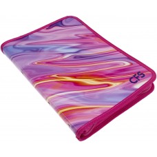 Папка CoolForSchool A4 Silk пластикова на блискавці з кільцями (20) CF32026