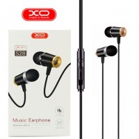 Наушники вакуумные XO S28 гарнитура black, микрофон