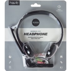 Навушники Havit HV-H202d black/red мікрофон  