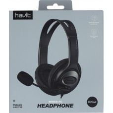 Навушники Havit HV-H206d black+мікрофон