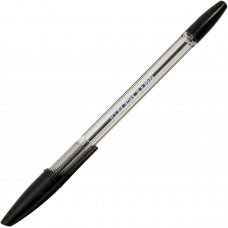 Ручка шариковая Economix  Ice Pen 0,5 мм черная, футляр полупрозрачный (50) (1000) E10186-01