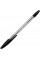 Ручка шариковая Economix  Ice Pen 0,5 мм черная, футляр полупрозрачный (50) (1000) E10186-01