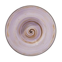 Тарелка глубокая керамическая Spiral Lavander 20 см Wilmax (3) (24) WL-669722/7220  