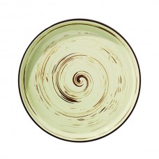 Тарелка керамическая Spiral Pistachio 28 см Wilmax (3) (18) WL-669120/1204  