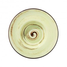 Тарелка глубокая керамическая Spiral Pistachio 20 см Wilmax (3) (24) WL-669122/1228  