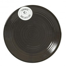Тарелка десертная керамическая Cesiro Spiral графит 20 см (1) (12) D3070S/G141/5937
