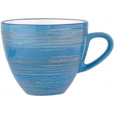 Чашка керамическая 110 мл Spiral Blue Wilmax (6) WL-669634/6346  