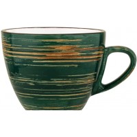 Чашка керамічна 75 мл Spiral Green Wilmax (6) WL-669533/5332