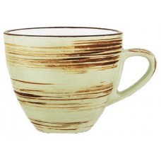 Чашка керамическая 110 мл Spiral Pistachio Wilmax (6) WL-669134/1341  