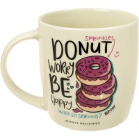 Чашка керамічна 350 мл N Bone I Like donut бочка Галерея (12) 75021230/RX-N16870   