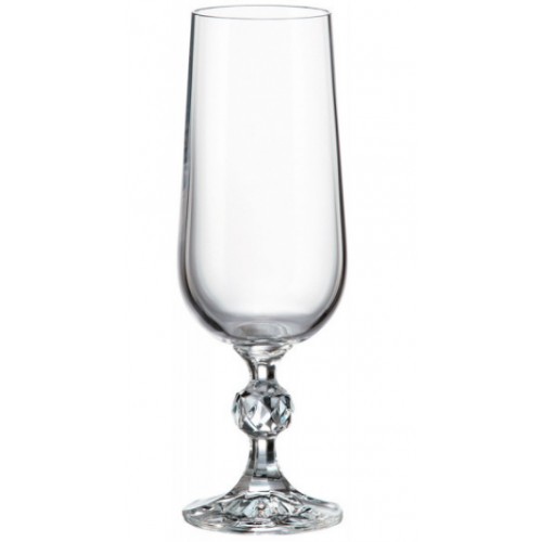 Набор бокалов стекло Bohemia Sterna 6 шт 180 мл шампанское (8) 4S149/180/6149