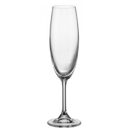 Набор бокалов стекло Bohemia Sylvia 6 шт 220 мл шампанское (8) b4S415/6713