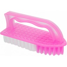 Щетка ручная утюг Economix cleaning розовая E72714