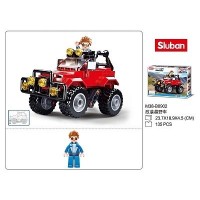 Конструктор Sluban Джип, фігурка, 135 деталей, в коробці, 24 х19х4,5 см (60) M38-B0902