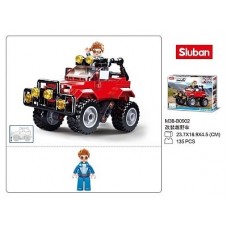 Конструктор Sluban Джип, фигурка, 135 деталей, в коробке, 24 х19х4,5 см (60) M38-B0902