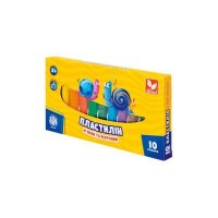 Пластилін 10 кольорів 130 гр Школярик (24) 83812902  