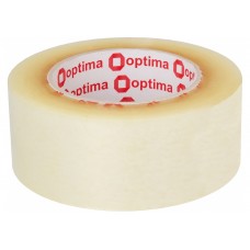 Стрічка клейка пакувальна Optima 48 ммх160 м прозора (6) (24) O45322 