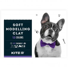 Пластилін Kite Dogs12 кольор. 240гр воск. K22-1086(1)(48)