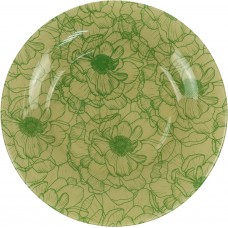 Тарілка десертна скло 19 см Luminarc. Big Flower Green Q4859/0757  