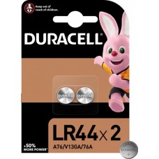 Батарейка Duracell LR44/A76/V13GA/2bl (2) (10)  