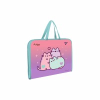 Папка-портфель Yes 491986 A4 Pusheen на блиск.,з ручками(12)(48)