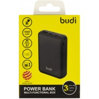 УМБ Budi Power Bank Multi Functional Box 5000mAh 10W 2.1A black з безпровідною зарядкою Breidon PB515PB 