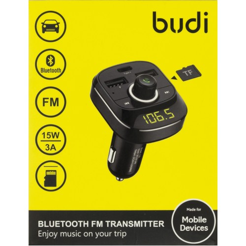 FM модулятор Budi CCT19B 15W 3A/Breidon/