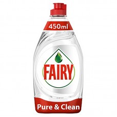 Миючий засіб д/посуду Fairy 450мл Pure & Clean(21)