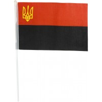  Флажок УПА ТРИЗУБ 14х21 см маленький (10) №780041