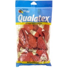 Кулька повітряна Qualatex Супер Агат 12 Round red orange (25) 5403