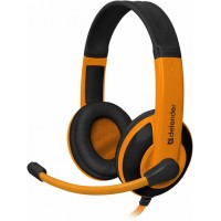 Навушники Defender Warhead G-120 ігрові 2м black/orange+мікрофон 64099