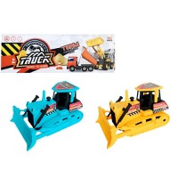 Бульдозер інер-ий, 14,5см,рухомі деталі,2 види,в кульку,17,5х25х9см №08-85P(120)